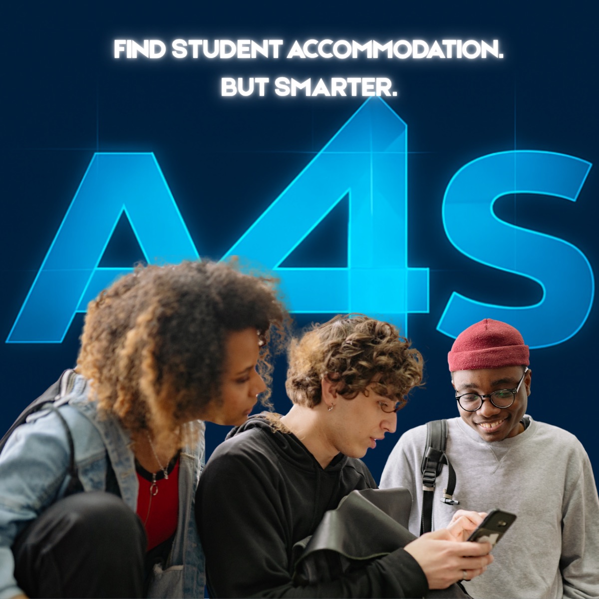 Students using a platform to find verified student accommodation in South Africa